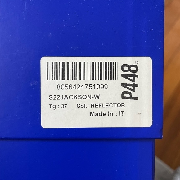 P448 Jackson Reflector Leopard Sneakers size EU 37 US 7 new in box - Picture 11 of 13